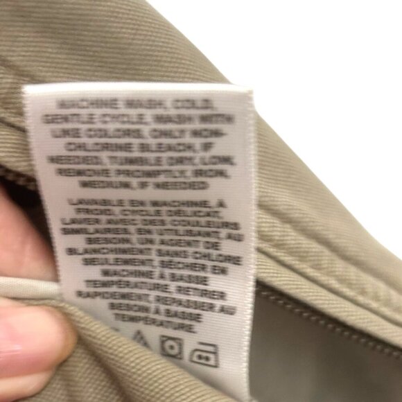 COLUMBIA Utility Jacket Full Zip Dark Khaki Womens Size Large Multiple Pockets - Picture 10 of 10